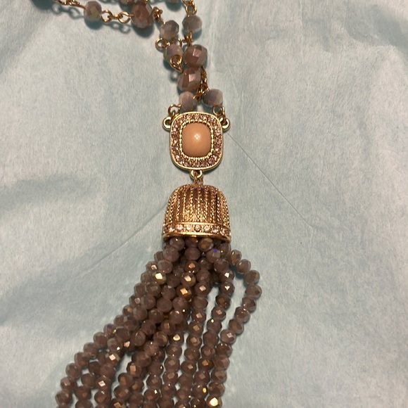 Long Necklace with Tassel - Picture 4 of 4